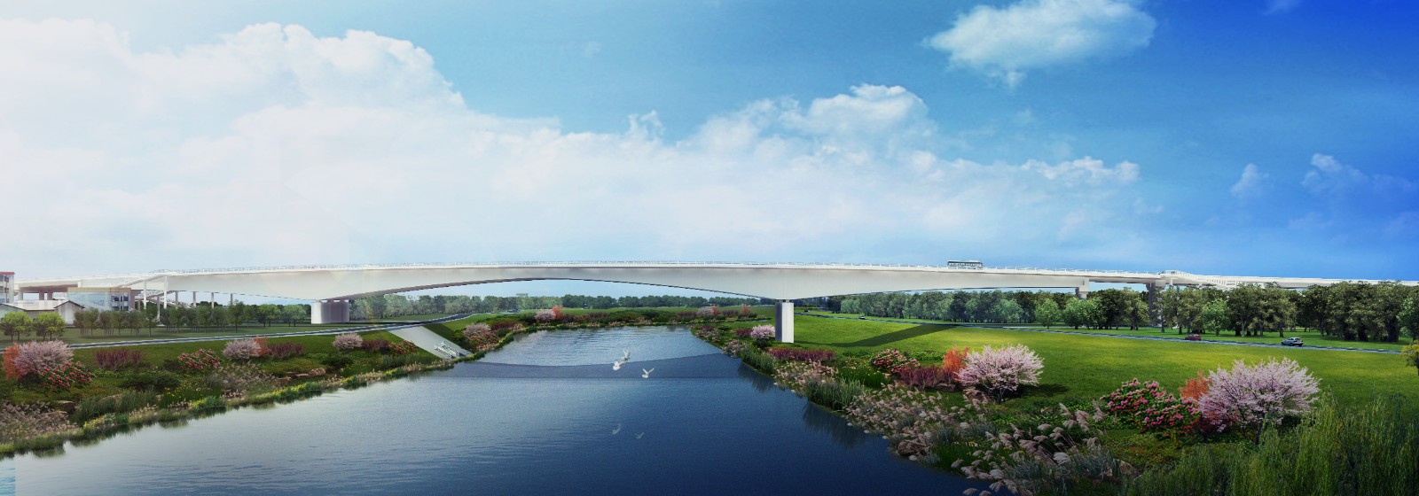 南沙涌桥效果图2