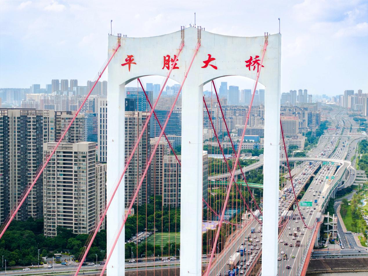 4.平胜大桥见证着佛山这座城市的蓬勃发展，助力城市的高质量发展。(摄影：王经纬)