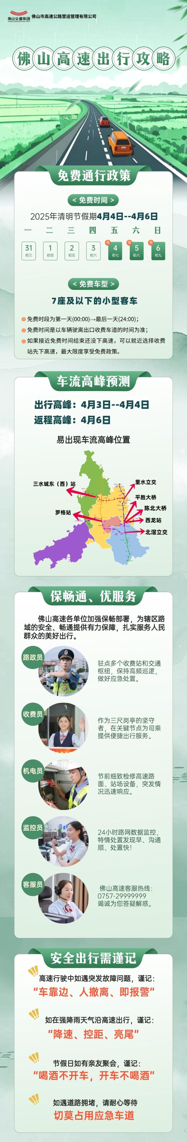 清明出行攻略长图